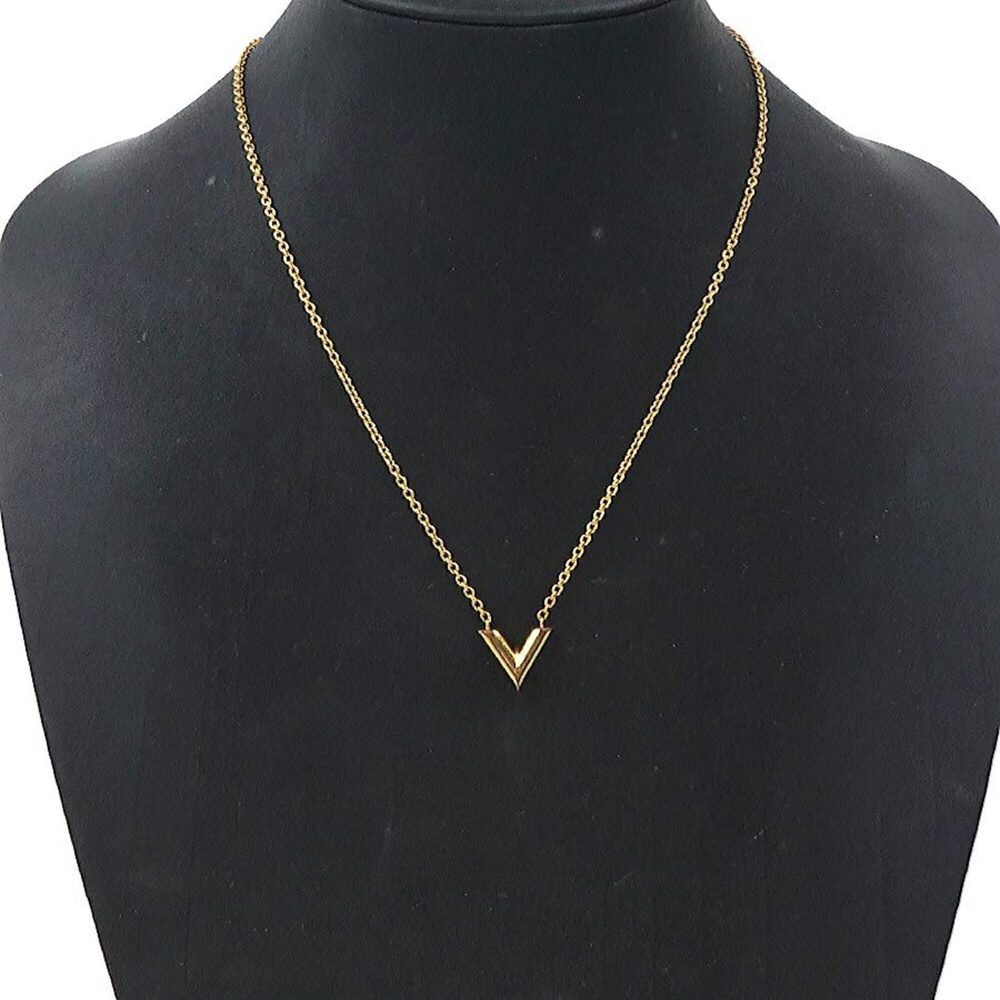 LOUIS VUITTON Gold Necklace - Picture 11 of 11